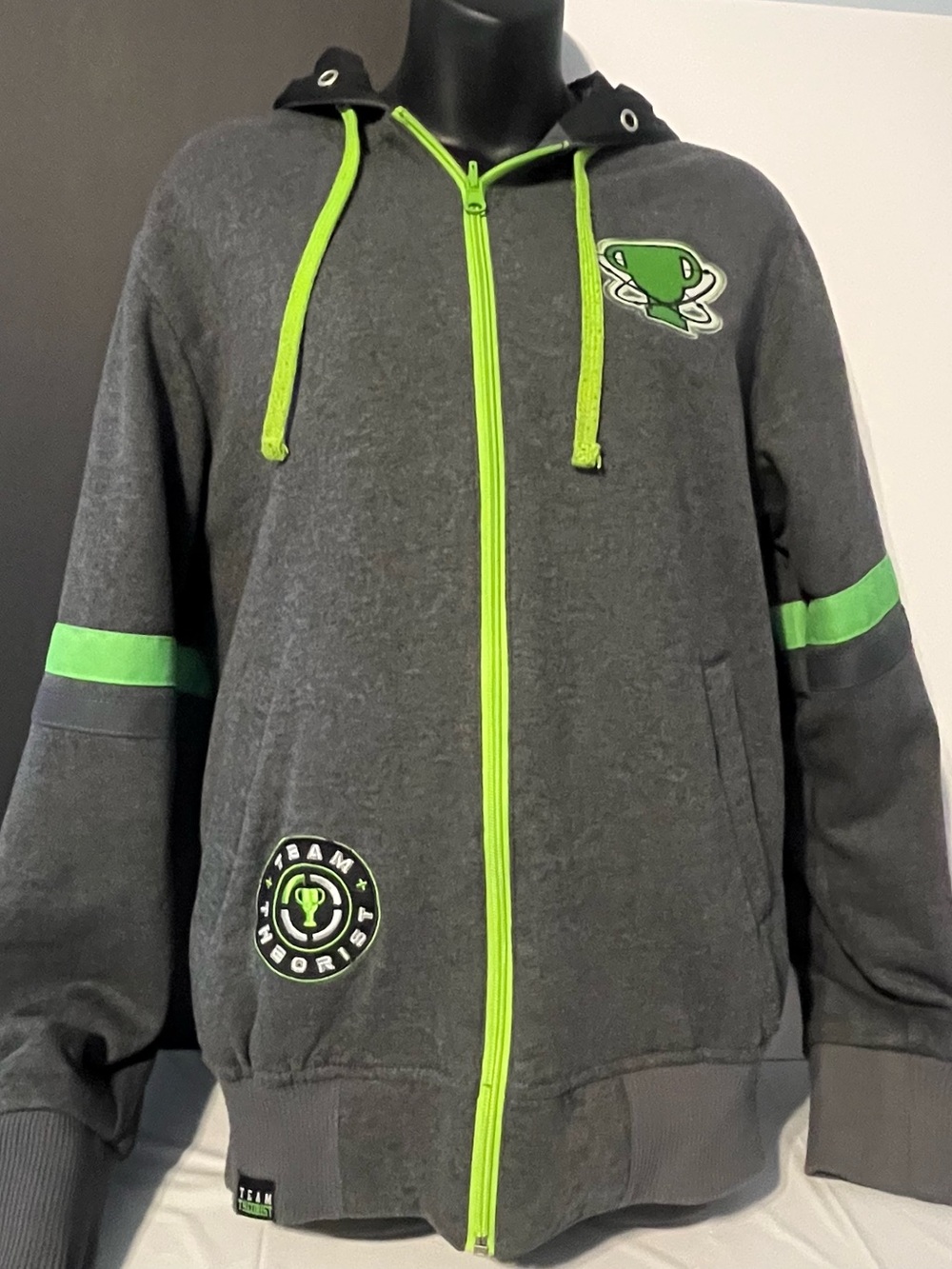 Creator Ink Game Theory Reversible Bomber Jacket Hoodie Men's Medium Rare